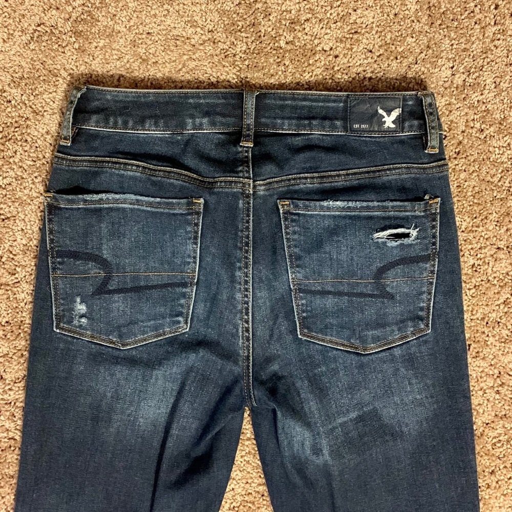 AE Hi Rise Ripped Jegging - Picture 3 of 4